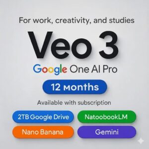 Google AI Gemini PRO – 12 Months